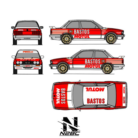 Kit déco BMW M3 BASTOS